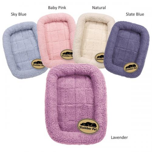 Slumber Pet Sherpa Crate Bed 