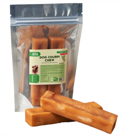 DOG CHURPI CHEW- 100% Natural, Himalayan Hard Yak Cheese Churpi Dog Chew Treats, Grain-Free, Gluten-Free, Dental Chews, 4 COUNT-15 oz