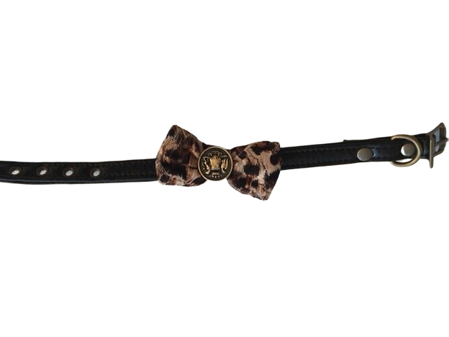 Animal Print  Cat Collar 