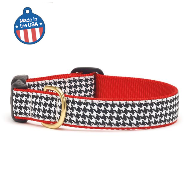 Houndstooth Collar & Leash