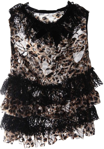 Animal Print Dog Dress